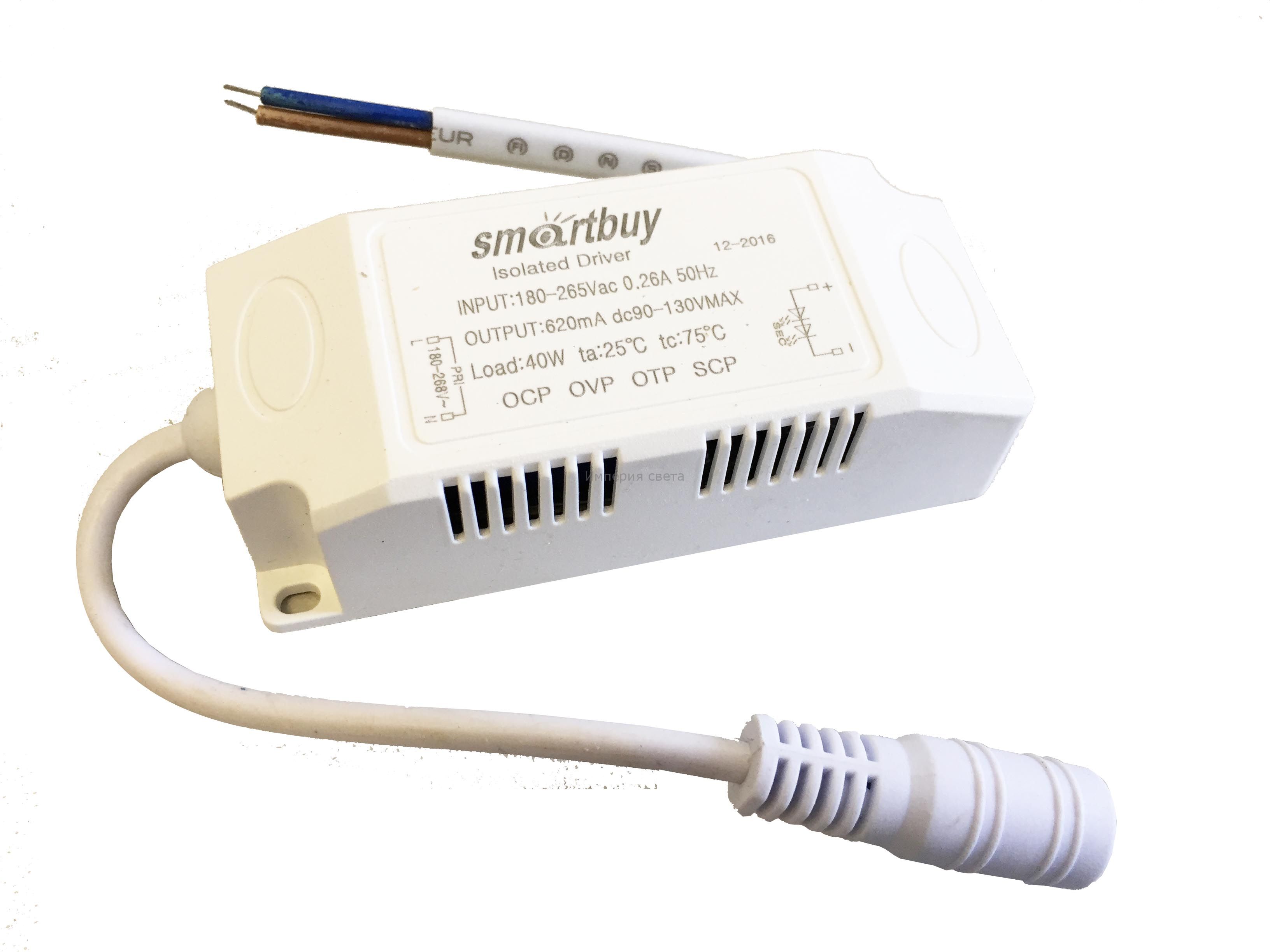 Драйвер (LED) Для Ультратонкой Панели SmartBuy (SBL-P-Driver-40W)