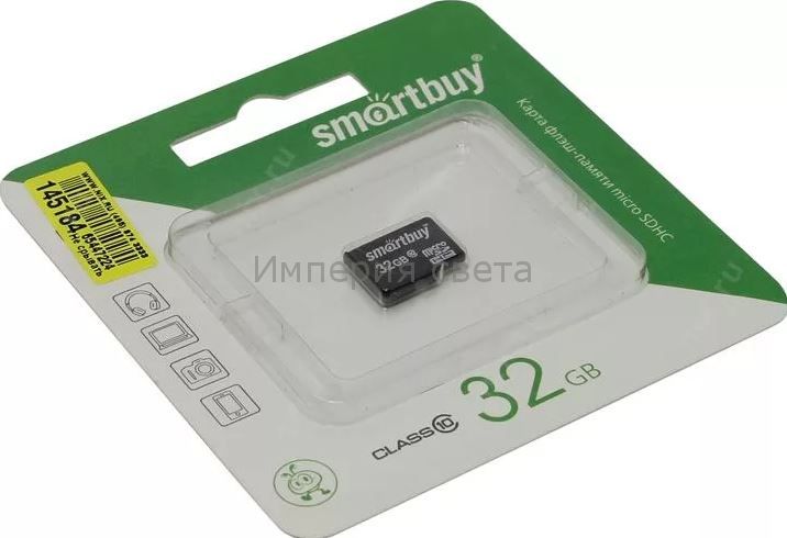 Smartbuy карта памяти micro sdhc 32gb smartbuy class 10 uhs i adp